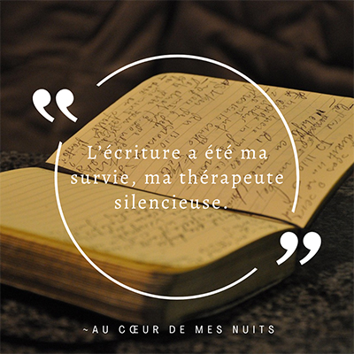 Citation visuelle sur l'écriture